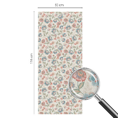 Patterned window film stained glass Floral pattern