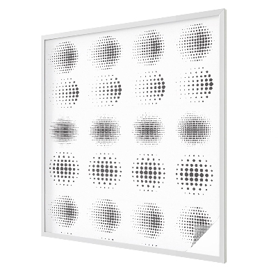 Privacy window film stained glass effect Dotted circles