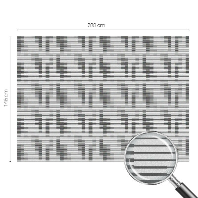 Privacy window film stained glass effect Graphic grid