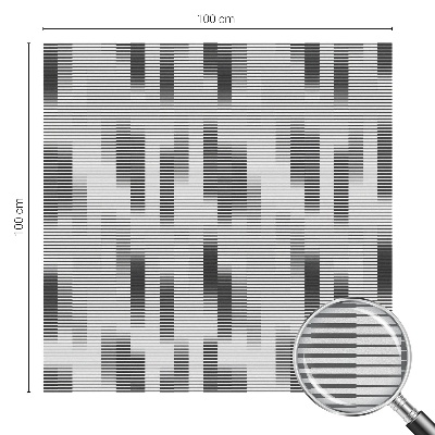 Privacy window film stained glass effect Graphic grid