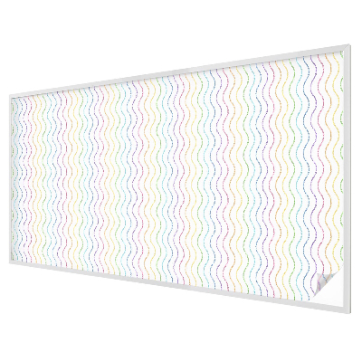 Decorative window film stained glass design Rainbow lines