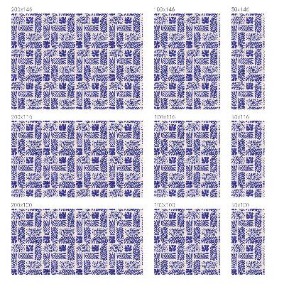 Coloured glass film for windows Plant patterns