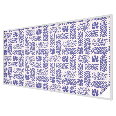 Coloured glass film for windows Plant patterns