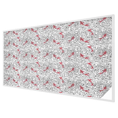 Decorative window film stained glass design Wavy pattern