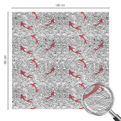 Decorative window film stained glass design Wavy pattern