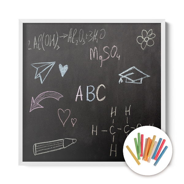 Chalk board decorative 50x50