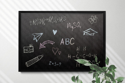 Blackboard and chalk modern 120x90