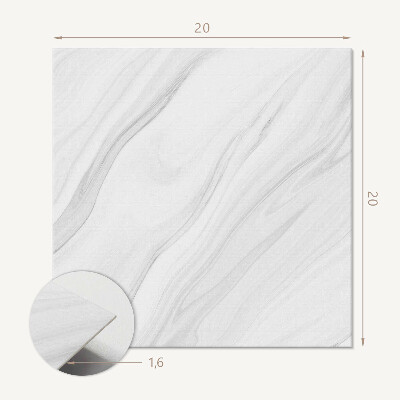 Vinyl tiles Waves in a marble pattern