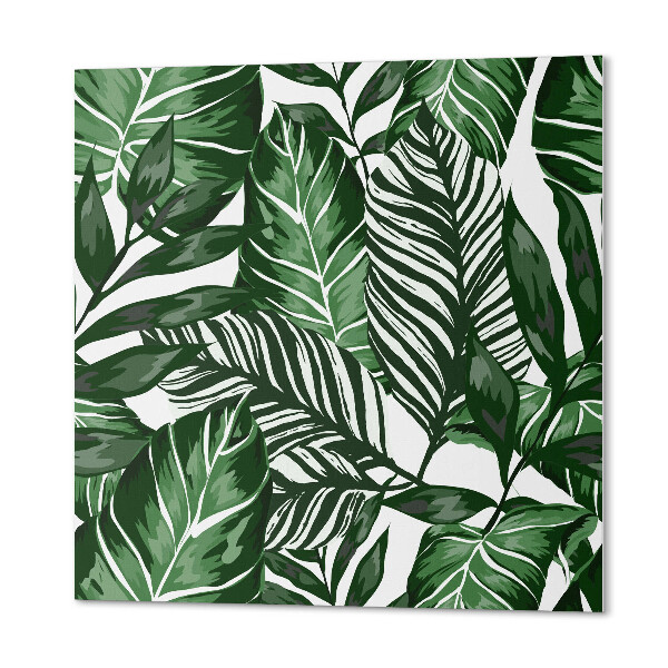 Vinyl tiles Tropical leaf pattern