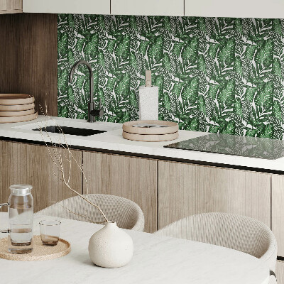 Vinyl tiles Tropical leaf pattern