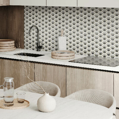 Pvc wall panels Moving arches in a wavy style