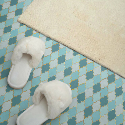 Vinyl tiles Stylish patterns with wavy motifs