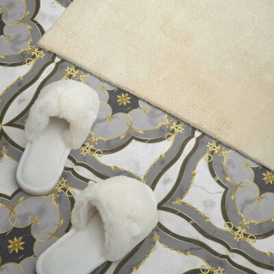 Self adhesive vinyl floor tiles Classic pattern with sophisticated ornaments