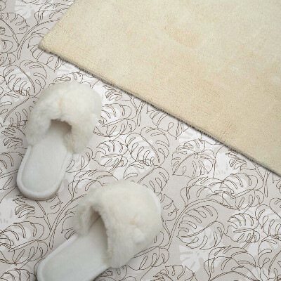 Vinyl tiles Leaf geometry in a minimalist style