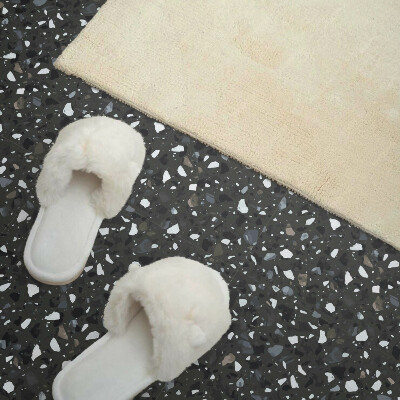 Self adhesive vinyl floor tiles Fragmentary pattern of stones