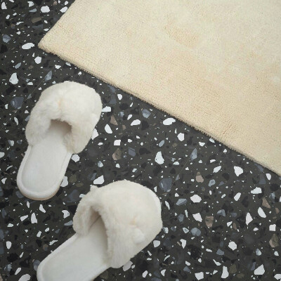 Self adhesive vinyl floor tiles Fragmentary pattern of stones