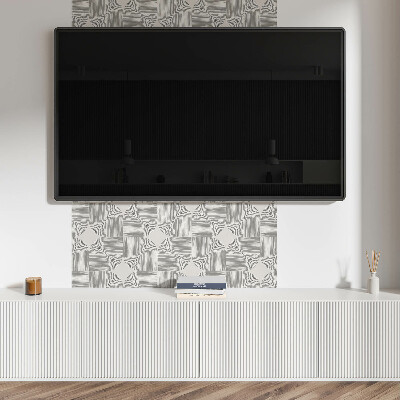 Vinyl tiles Geometric pattern with dynamic lines