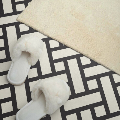 Self adhesive vinyl floor tiles Geometric weaves in a unique style