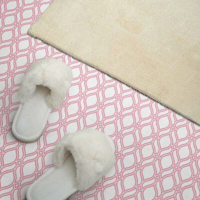 Self adhesive vinyl floor tiles Elegant wavy pattern