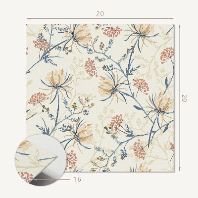 Pvc wall panels Floral pattern