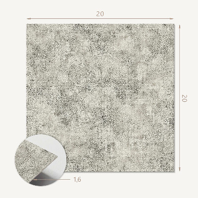 Vinyl tiles A pattern with a fine texture