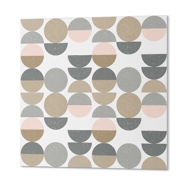 Pvc wall panels Abstract geometry of circles and semicircles