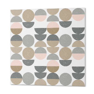 Pvc wall panels Abstract geometry of circles and semicircles