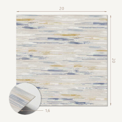 Self adhesive vinyl floor tiles Geometric stripes with depth