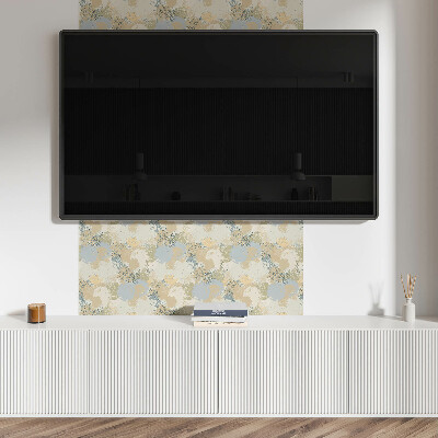 Pvc wall panels Colorful spots and organic shapes