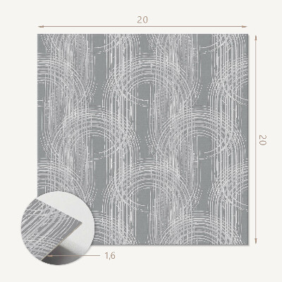 Vinyl tiles Abstract style circle geometry