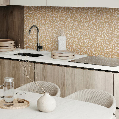 Self adhesive vinyl floor tiles Leaf pattern in texture