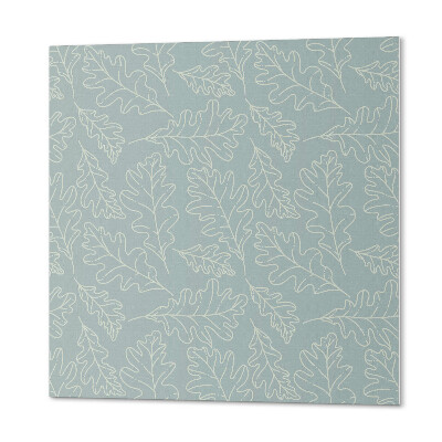 Vinyl tiles Green leaves on a subdued background