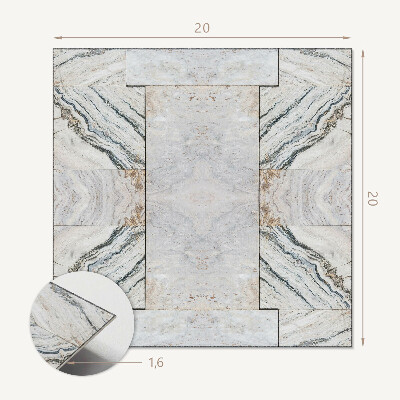 Pvc wall panels Stone structure motif