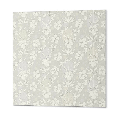 Self adhesive vinyl floor tiles Plant pattern