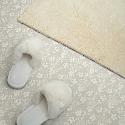 Self adhesive vinyl floor tiles Plant pattern