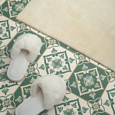 Vinyl tiles Floral patterns on tiles