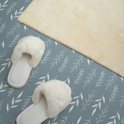 Self adhesive vinyl floor tiles Floral pattern
