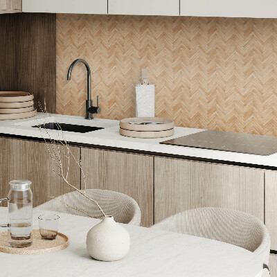 Vinyl tiles Herringbone pattern in the arrangement