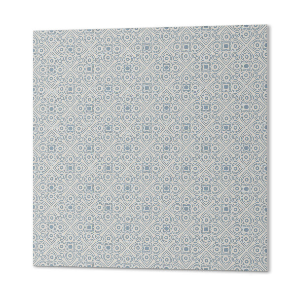 Self adhesive vinyl floor tiles A rhombus motif in a geometric form