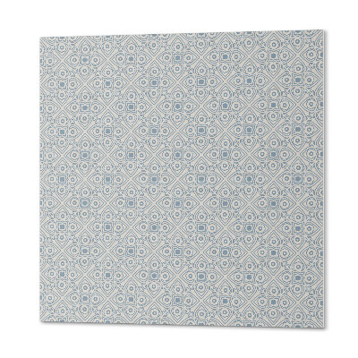 Self adhesive vinyl floor tiles A rhombus motif in a geometric form