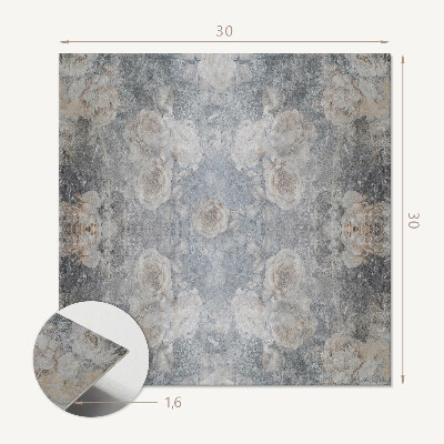 Vinyl tiles Floral arrangement