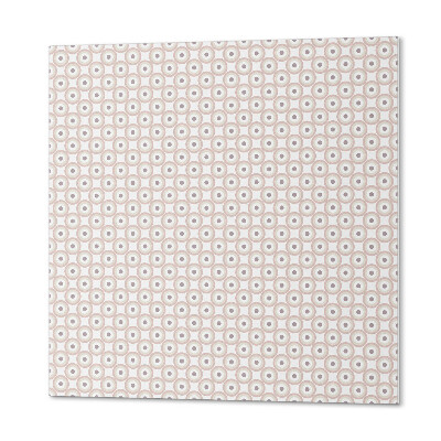 Self adhesive vinyl floor tiles Geometric pattern of circles in a grid