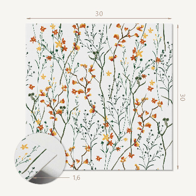 Pvc wall panels Floral pattern