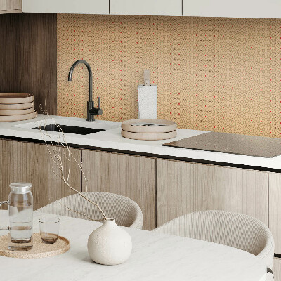 Vinyl tiles Floral mesh with flowers