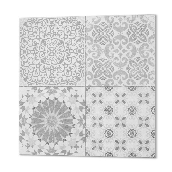 Pvc wall panels Floral-geometric composition