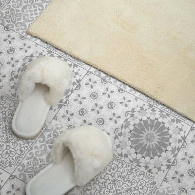 Pvc wall panels Floral-geometric composition