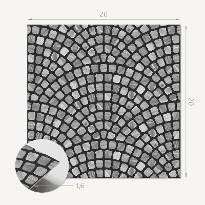 Vinyl tiles Mosaic pattern