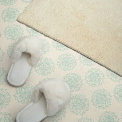 Vinyl tiles Floral pattern