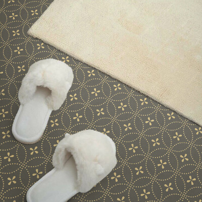 Pvc wall panels Delicate floral accents