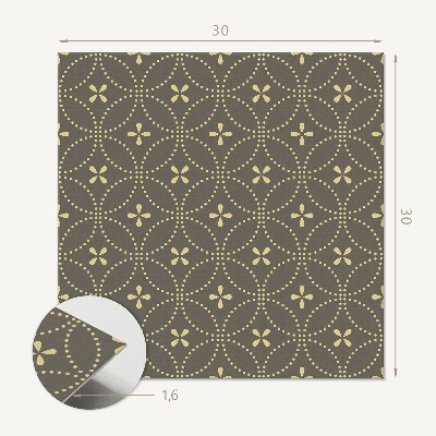 Pvc wall panels Delicate floral accents